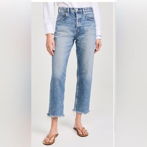 MOUSSY VINTAGE MV Mabel Wide Straight Jeans Size 27 ** flawed - see description